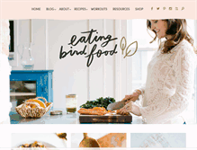 Tablet Screenshot of eatingbirdfood.com